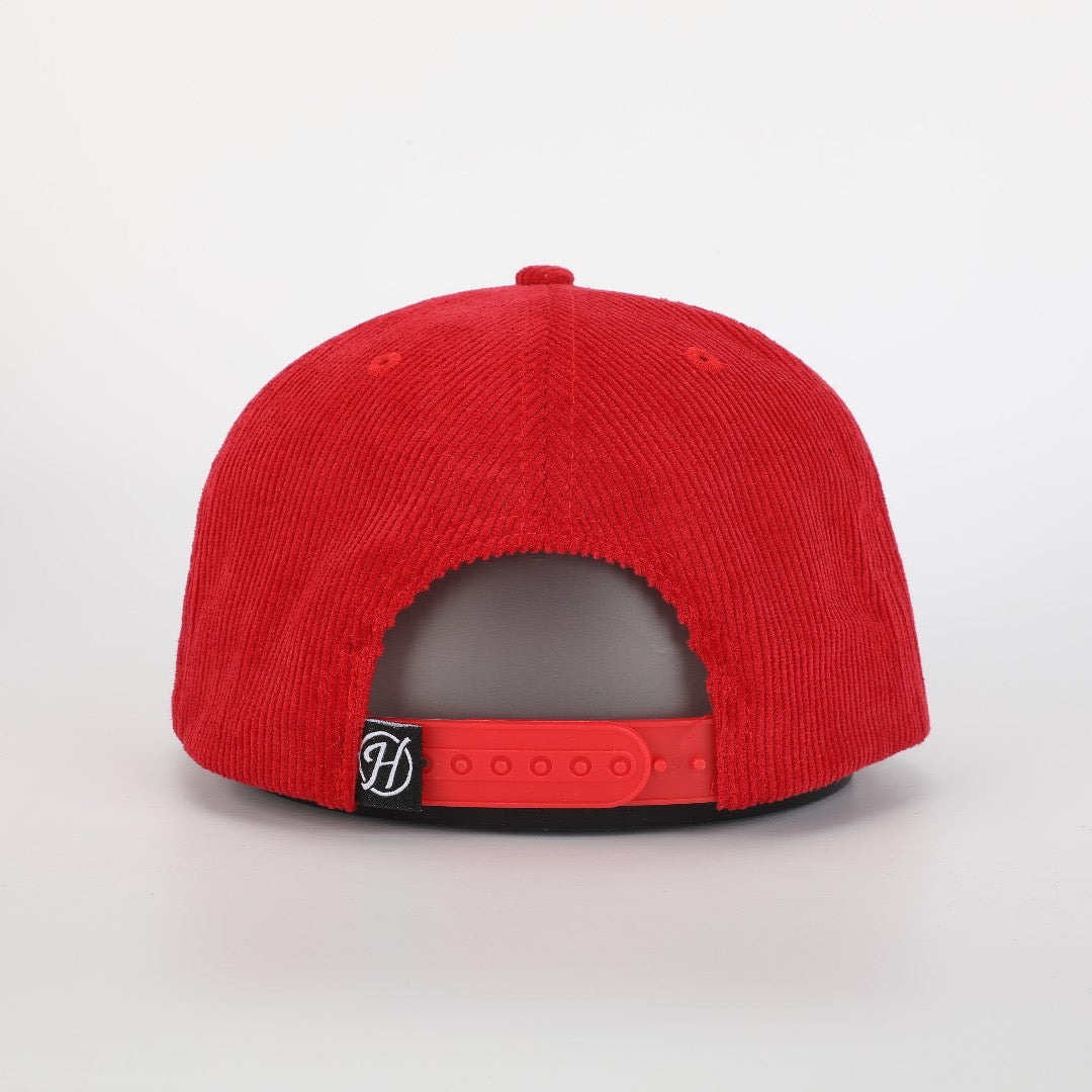 Boar Corduroy Rope Hat - Cardinal