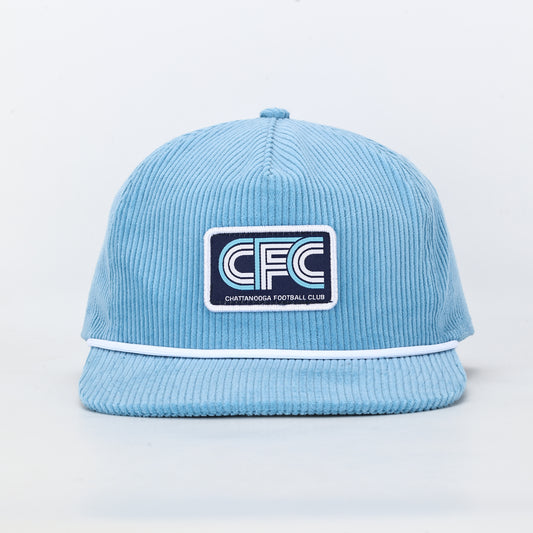 Chattanooga Football Club Corduroy Rope Hat- Light Blue