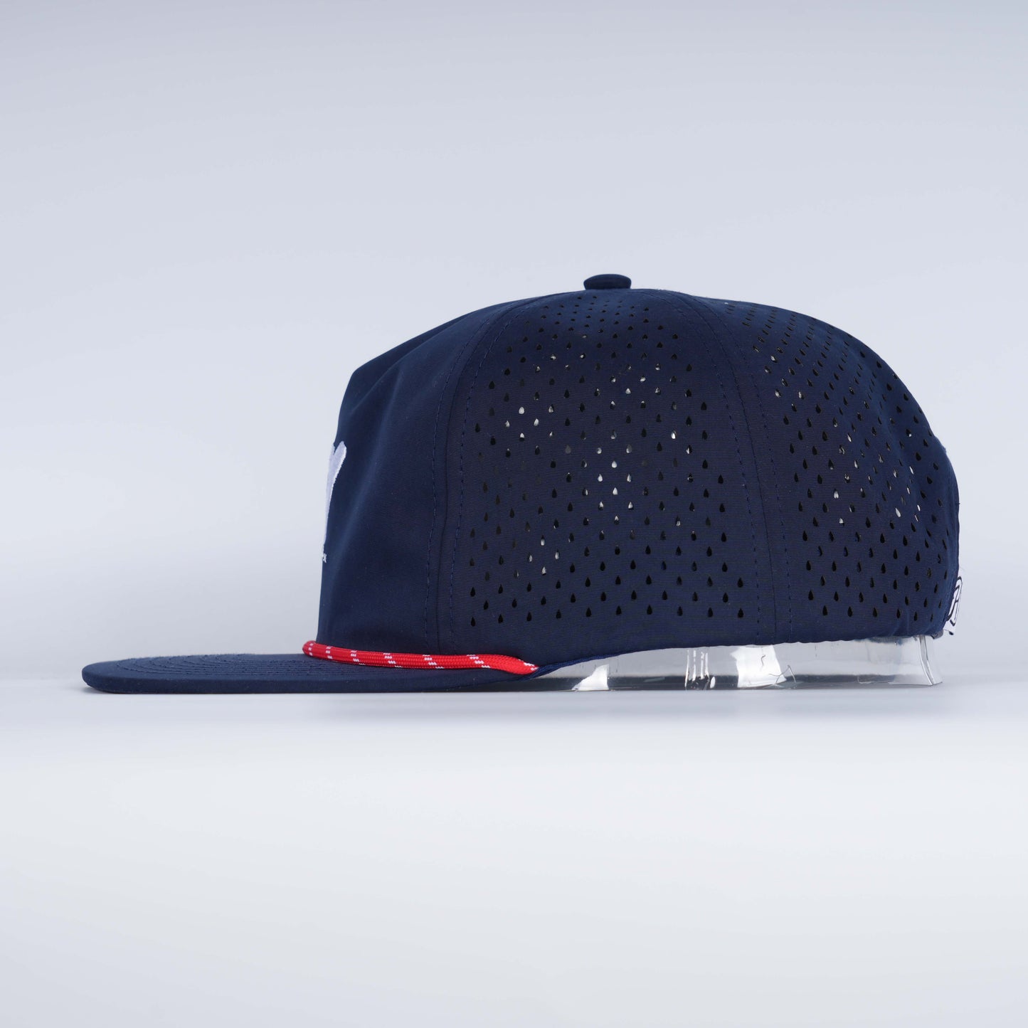Ole Miss Rope Hat- Soft Performance Unstructured - Navy