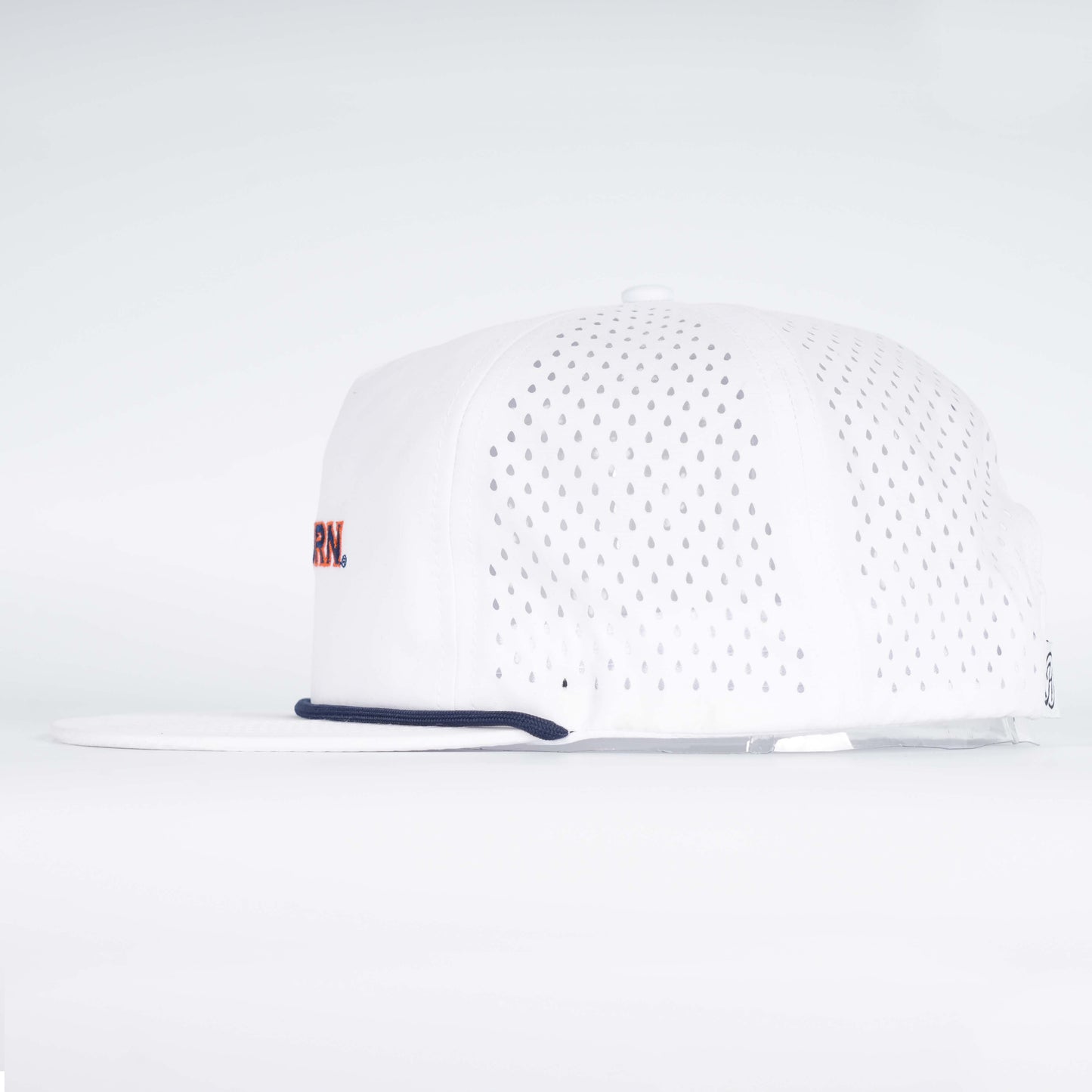 Auburn Rope Hat- Super Soft Performance Unstructured - White