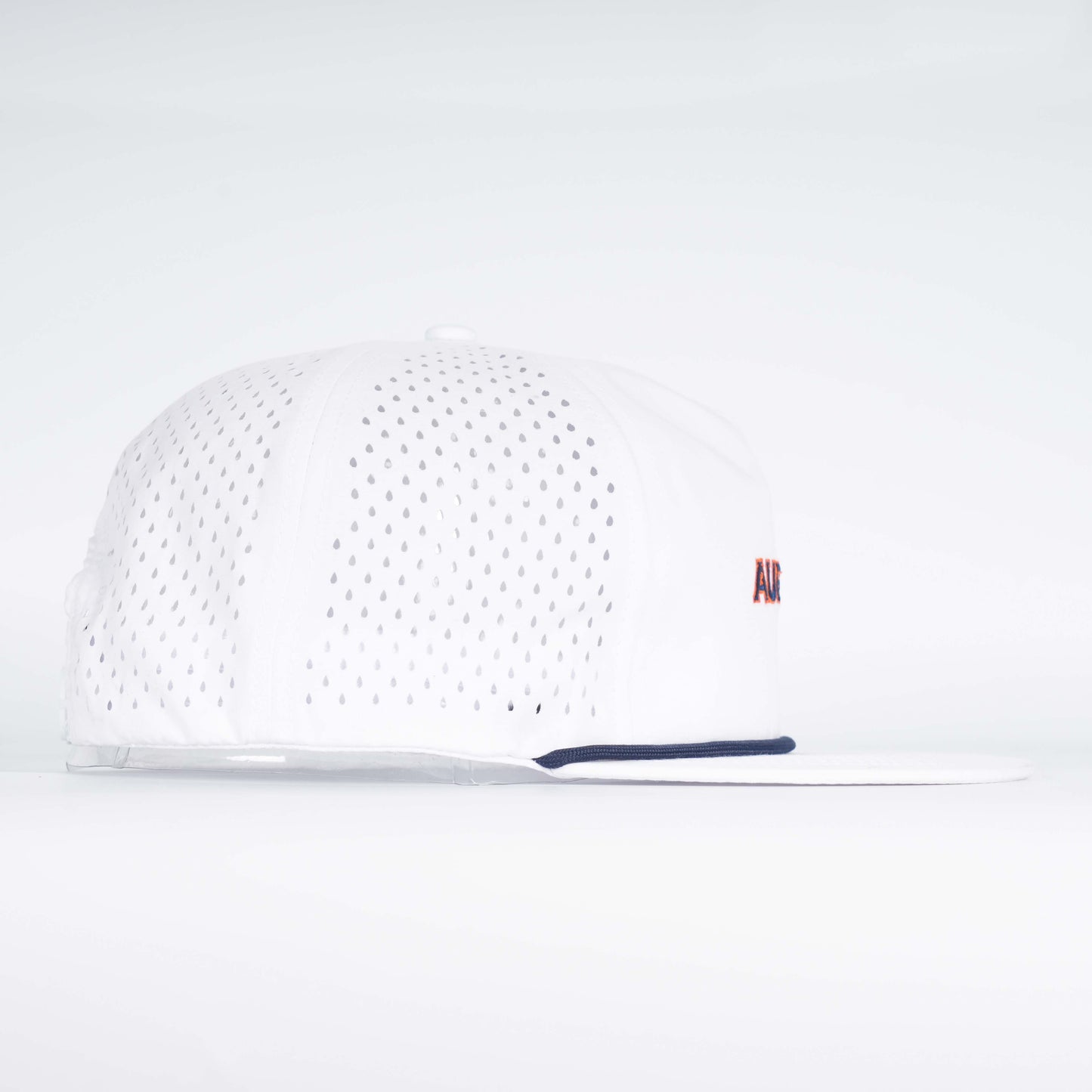 Auburn Rope Hat- Super Soft Performance Unstructured - White