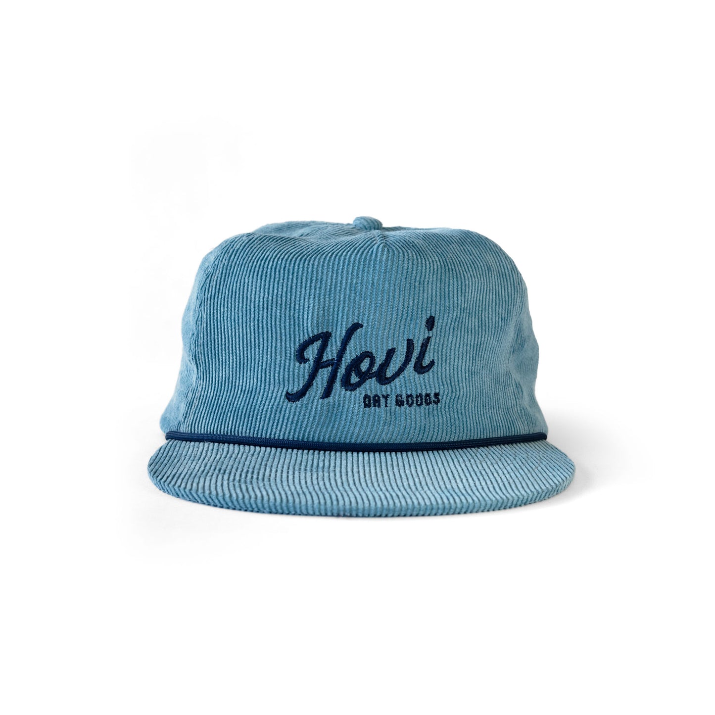 Light Blue Corduroy Hovi Rope Hat