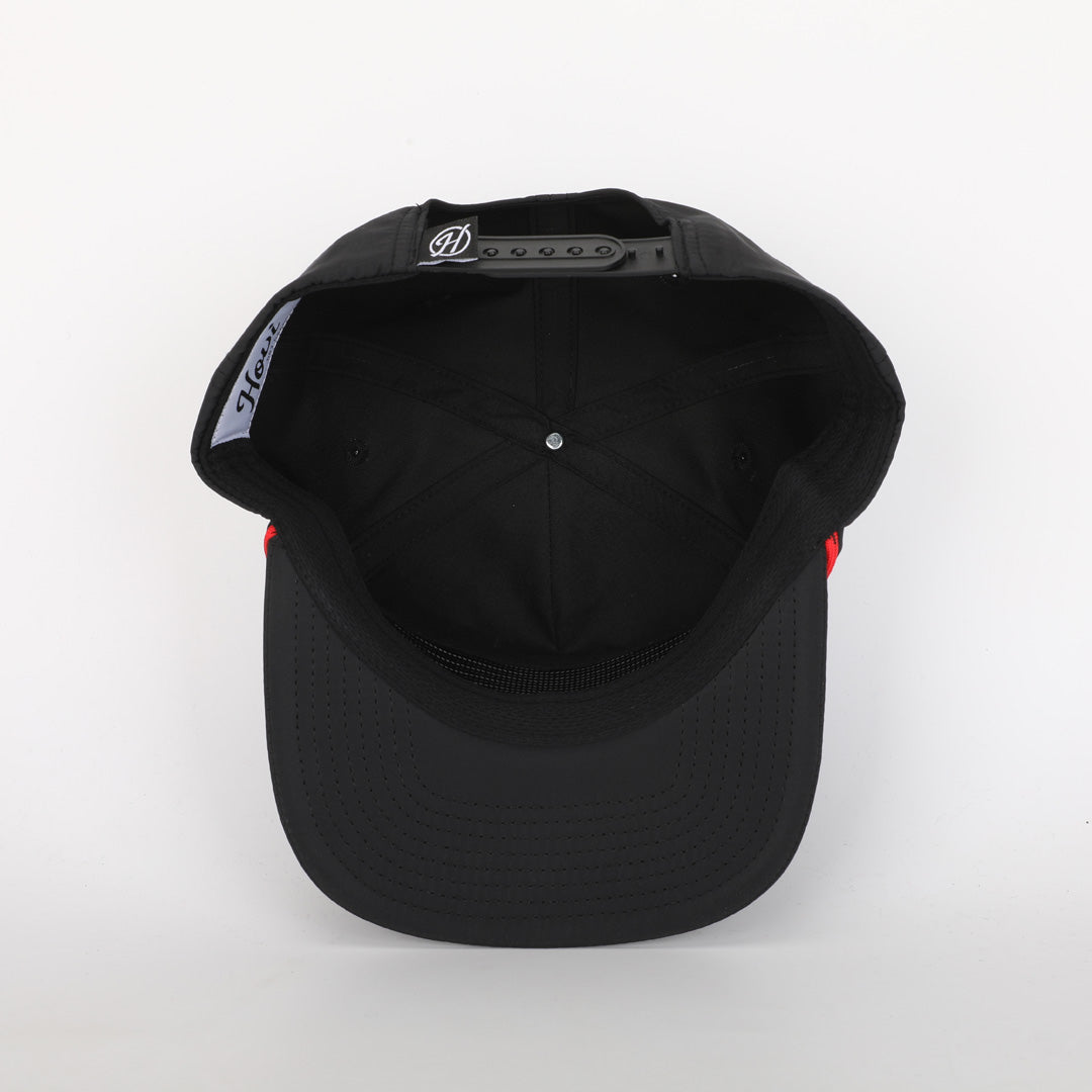 Bulldog Poly Rope Hat - Black