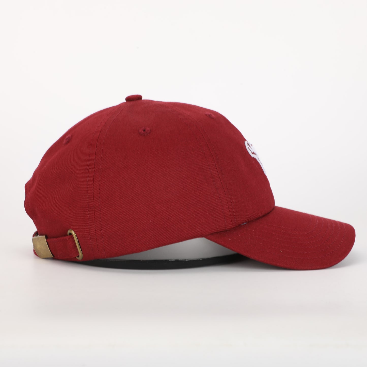 Mississippi State Bulldog Cotton Dad Hat - Maroon