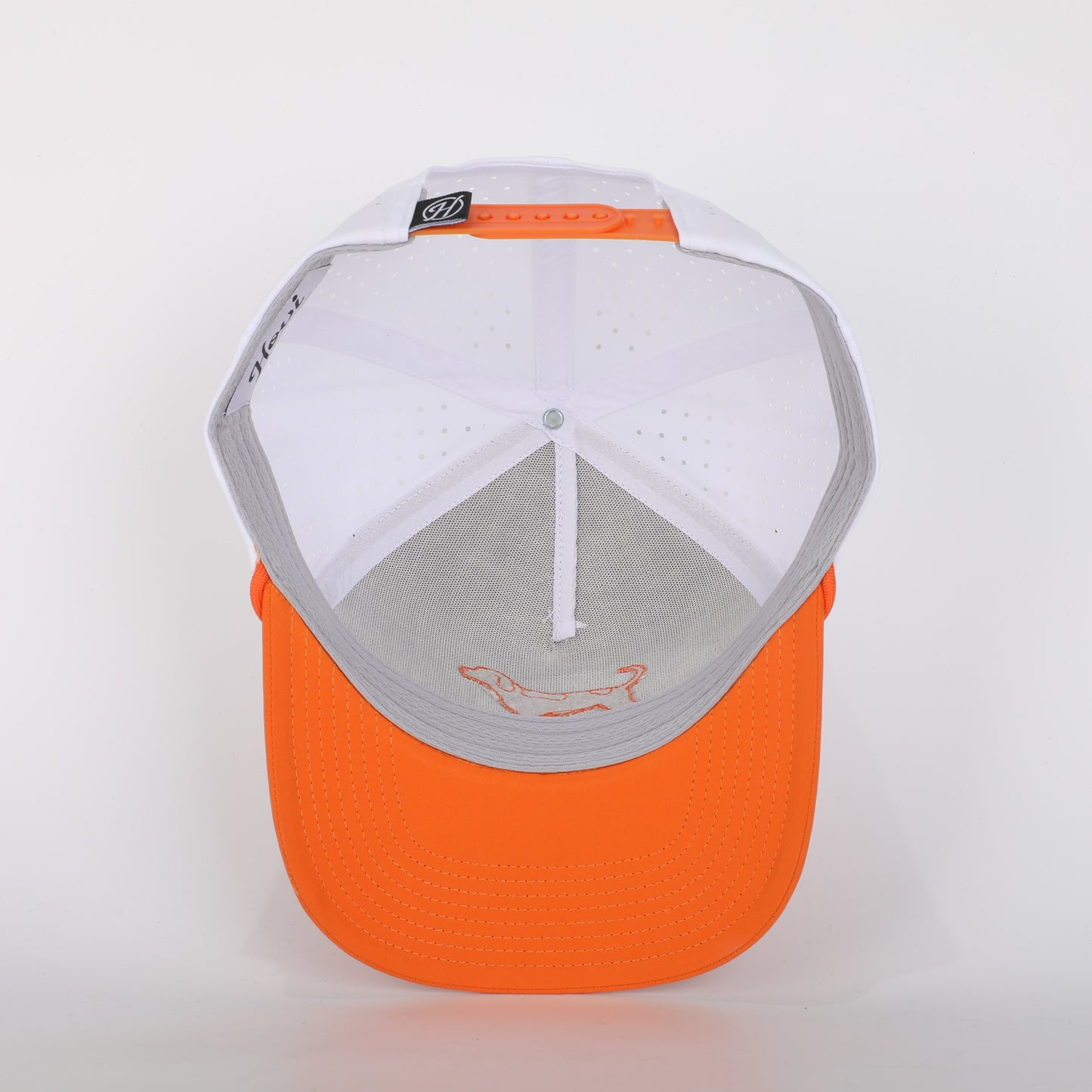 Tennessee Coonhound Performance Rope Hat - White/Orange