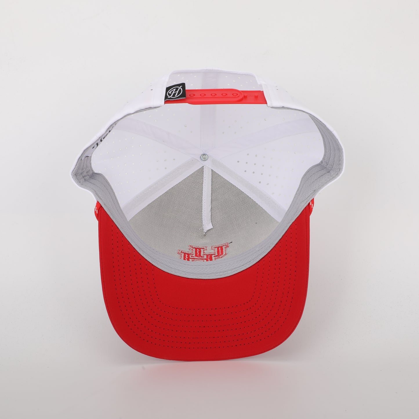 University of Houston UH Two Tone Hat- White/Red