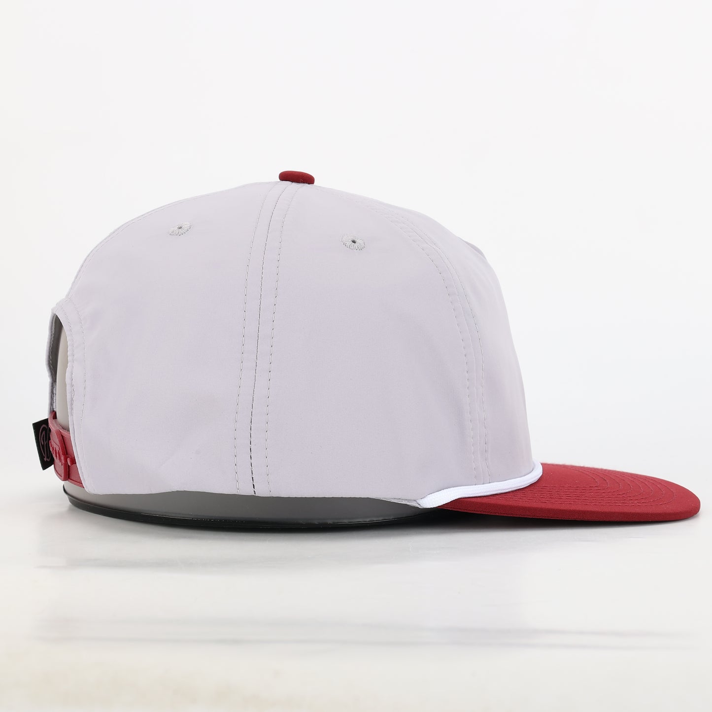 Mississippi State Cowbell Poly Rope Hat - Grey/Maroon