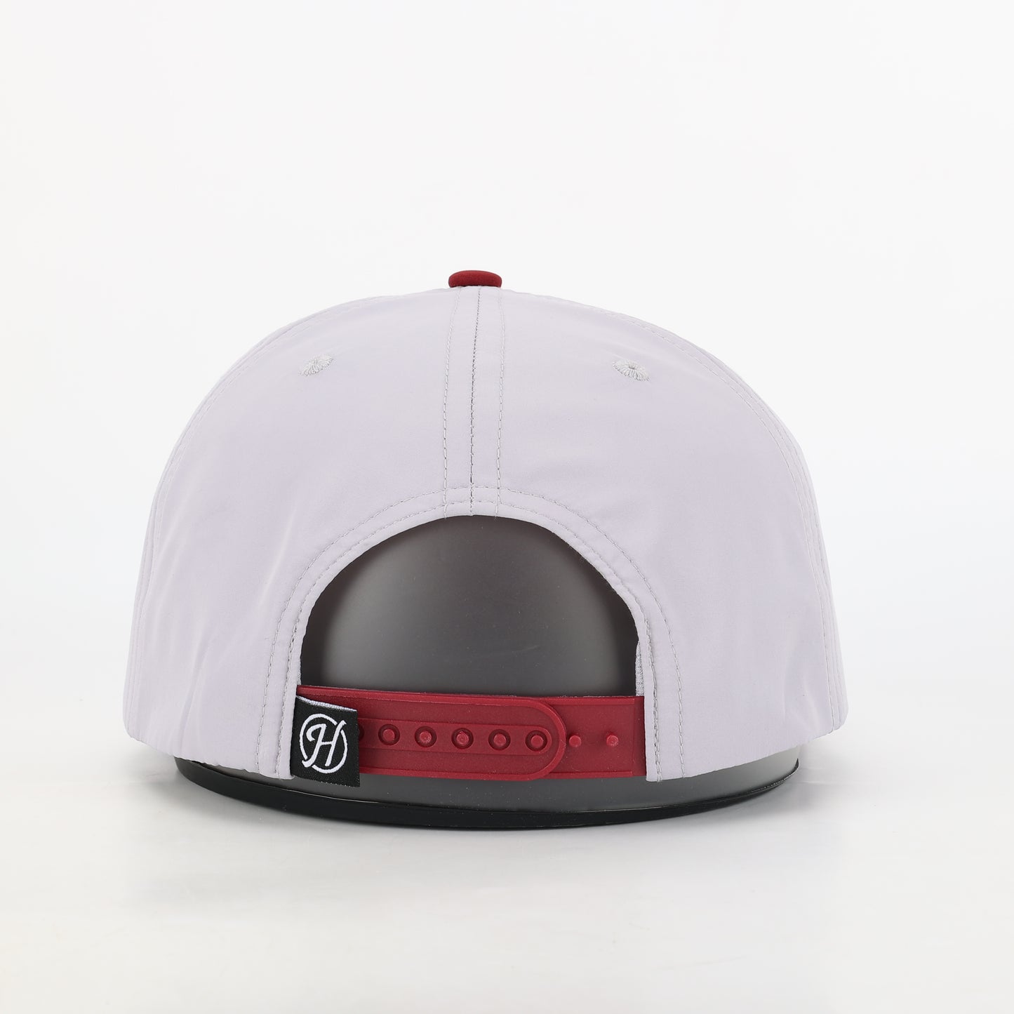 Mississippi State Cowbell Poly Rope Hat - Grey/Maroon