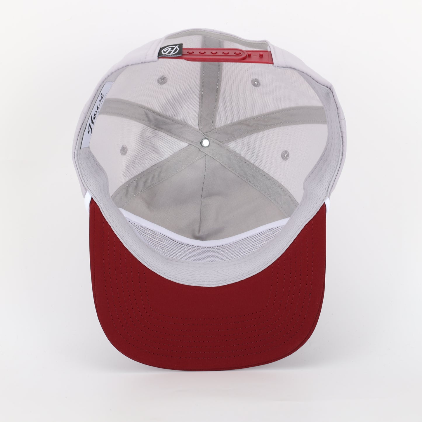 Mississippi State Cowbell Poly Rope Hat - Grey/Maroon