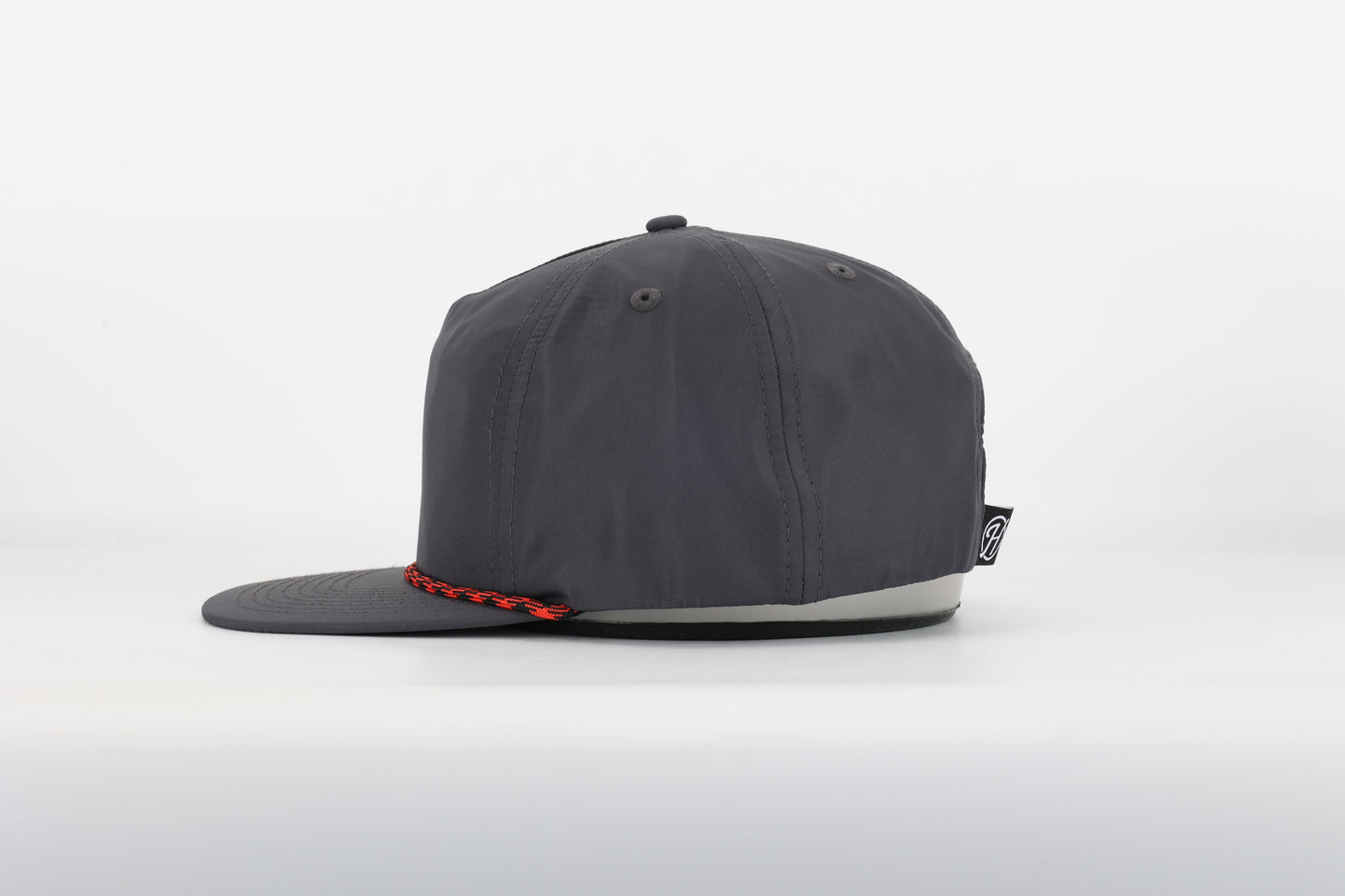 The Dexter- Charcoal - Black/Red Rope