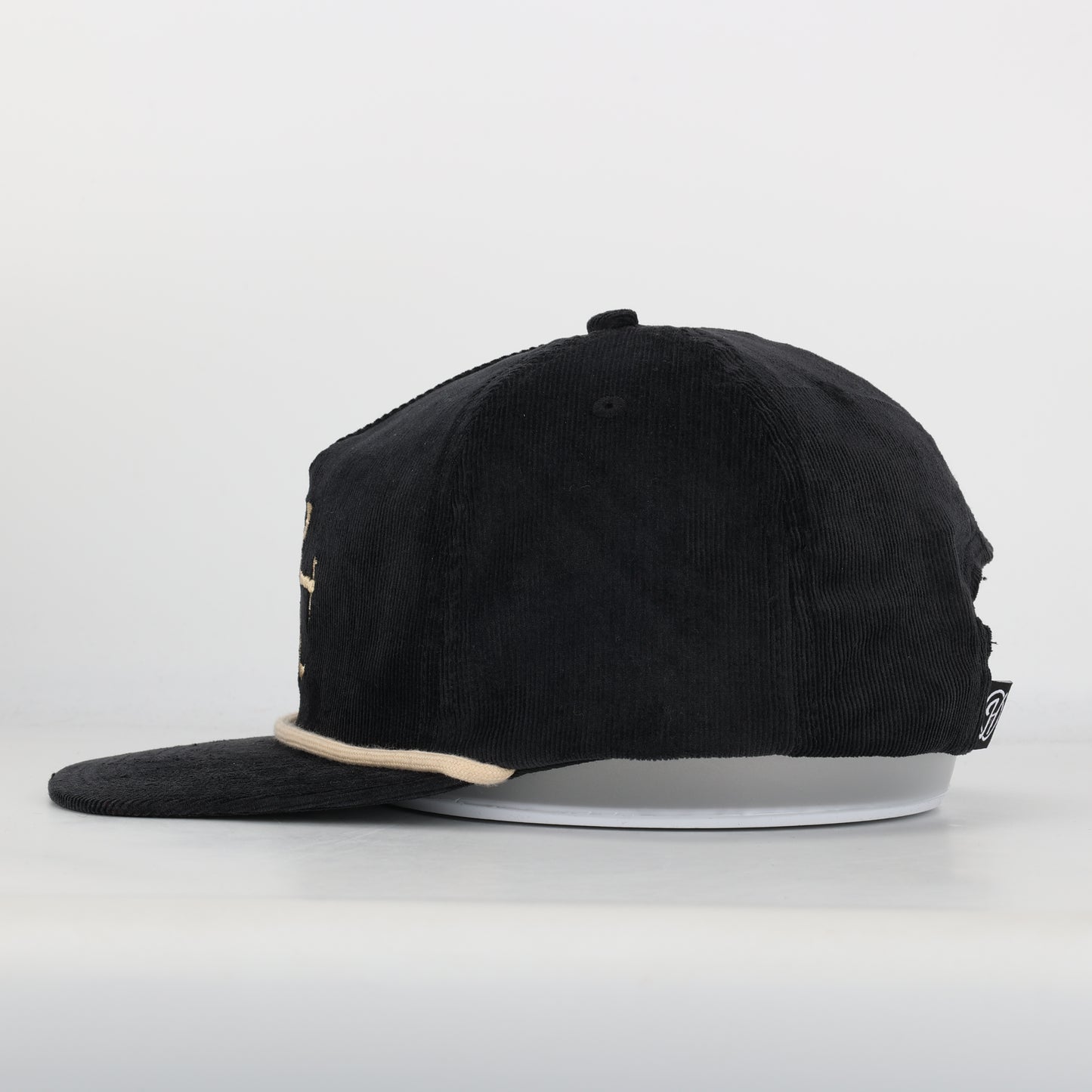 Wake Forest Walking Deacon Corduroy Rope Hat - Black