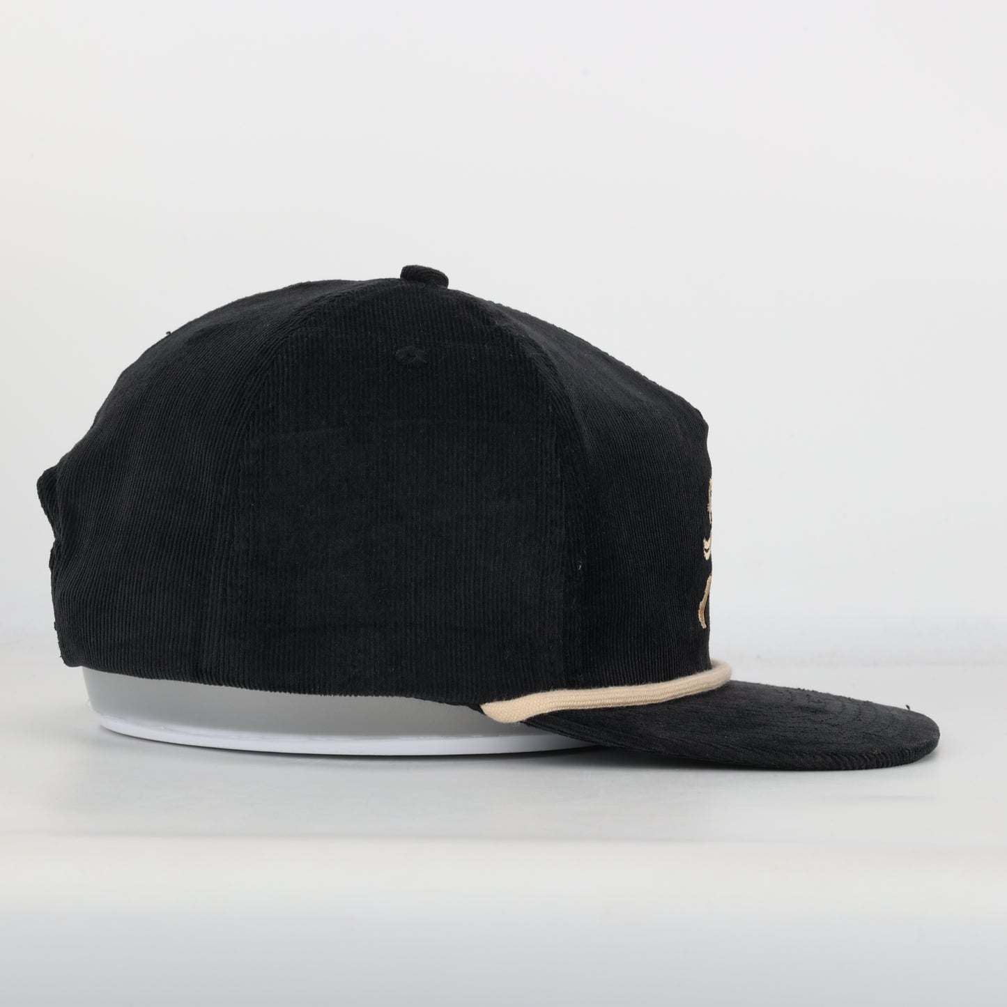 Wake Forest Walking Deacon Corduroy Rope Hat - Black