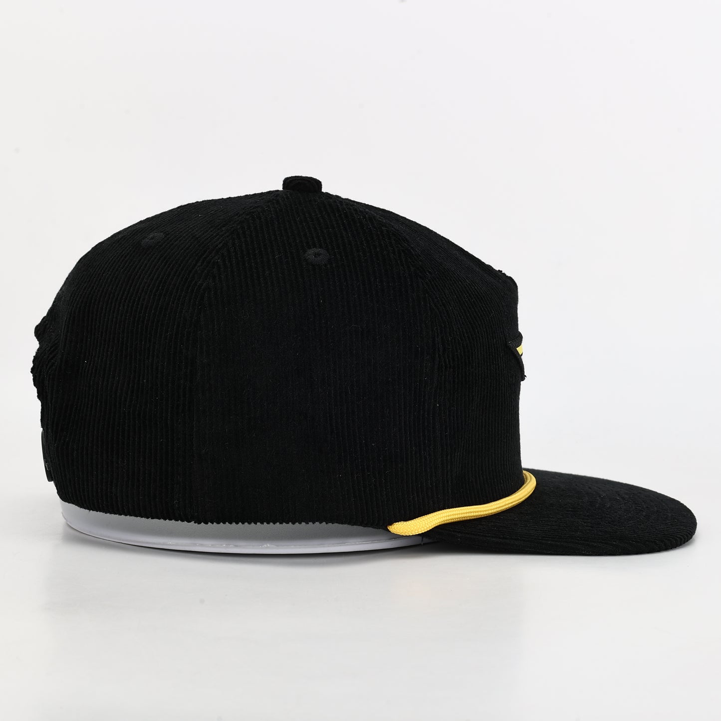 Appalachian State Flying Yosef Corduroy Rope Hat- Black