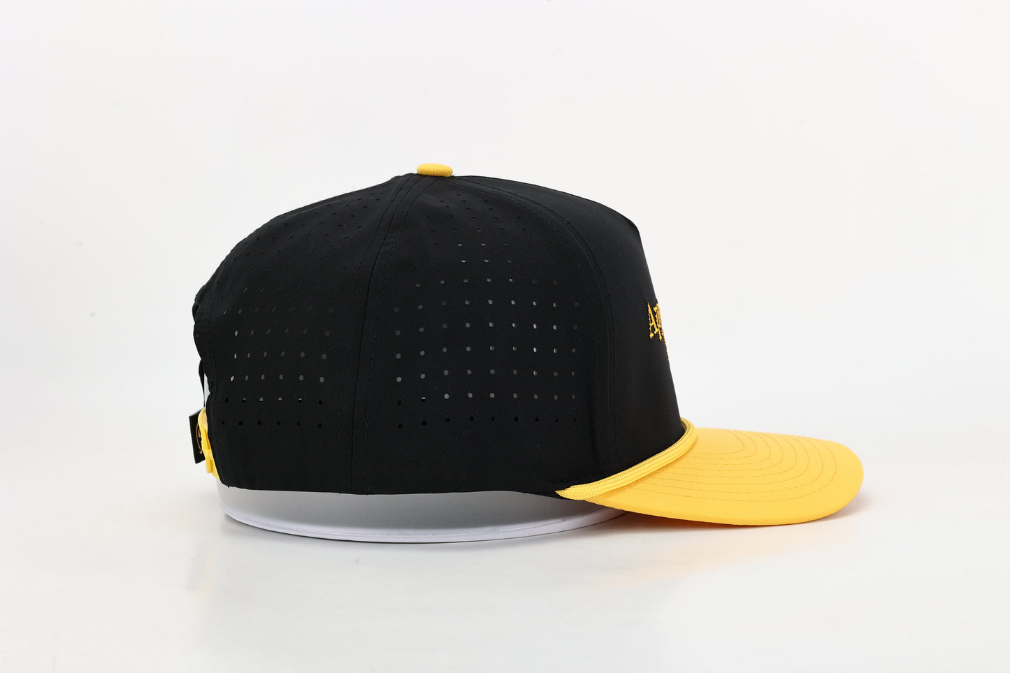 Appalachian State Performance Rope Hat- Black/Gold