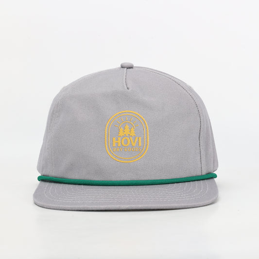 Hovi Grey Cotton Rope Hat