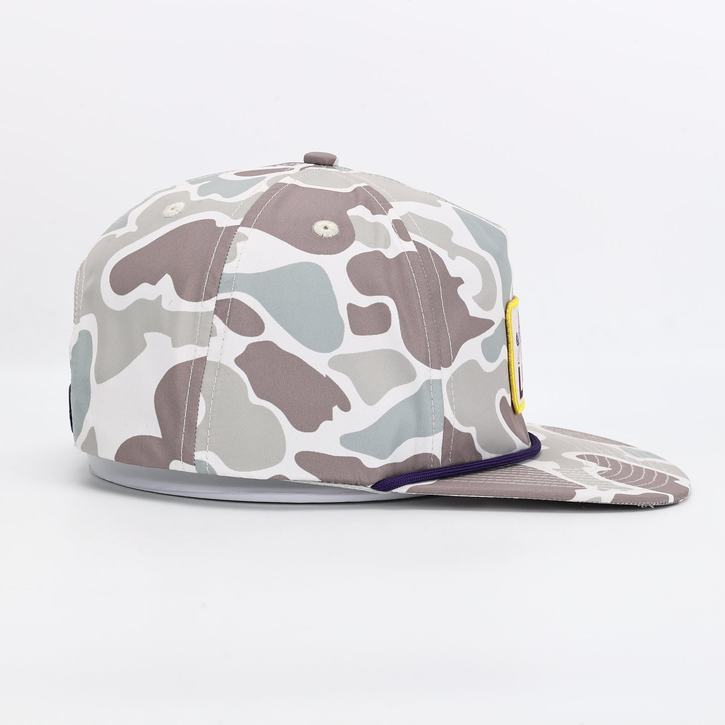 LSU Tiger Patch Poly Rope Hat - Camo - PREORDER