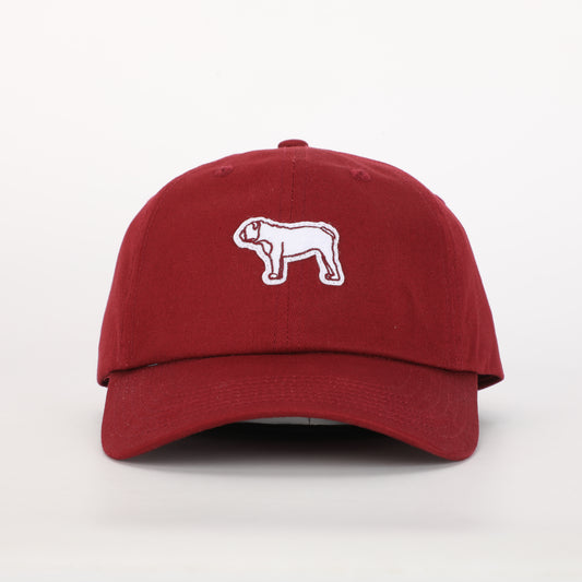 Hovi Mississippi State Bulldog Cotton Dad Hat - Maroon