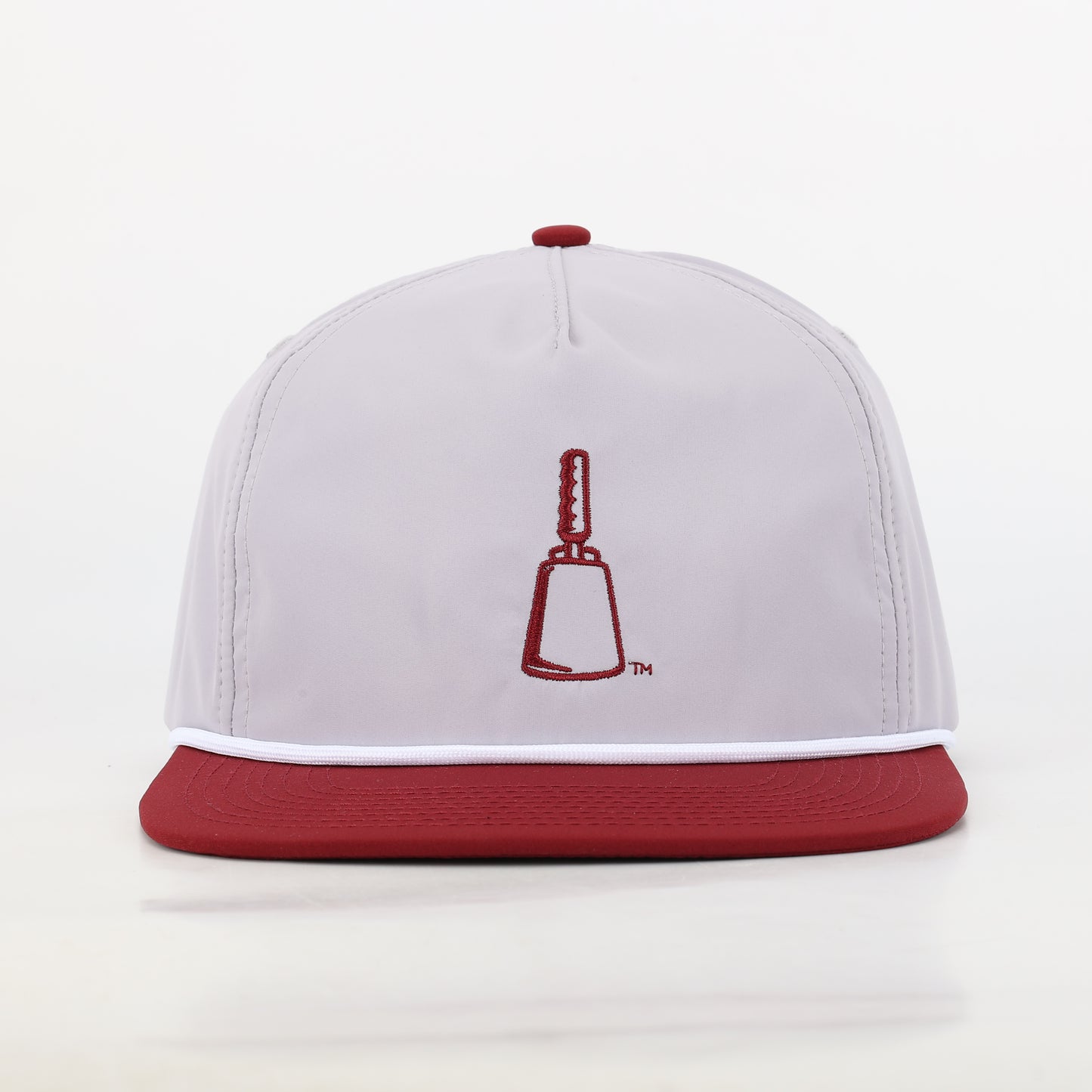 Hovi Mississippi State Cowbell Poly Rope Hat - Grey/Maroon