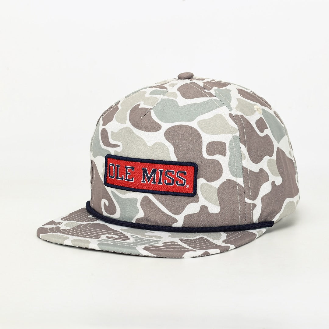 Ole Miss Rope Hat -Camo