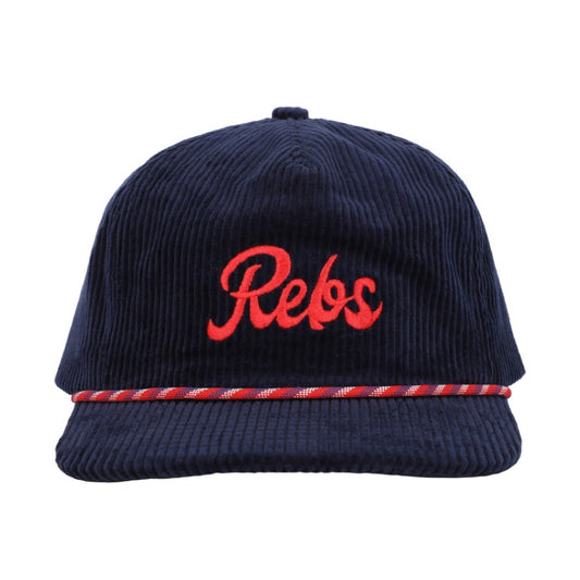 Hovi navy blue rebs corduroy hat