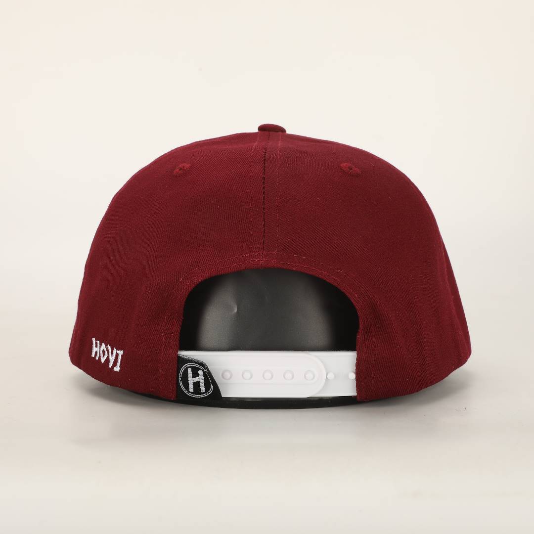 Collie Cotton Rope Hat - Maroon