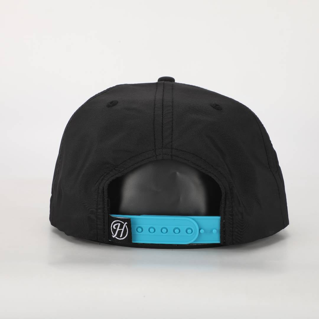Duval Poly Rope Hat - Black