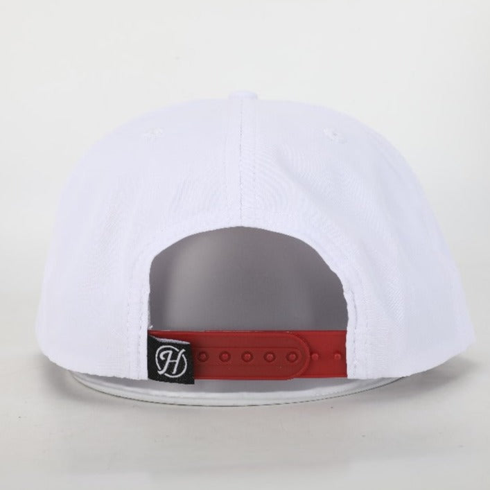 Mississippi State Bulldog Poly Rope Hat - White
