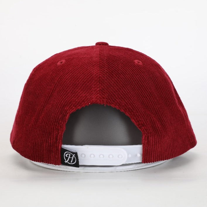 Maroon Bulldog Rope Hat - Corduroy