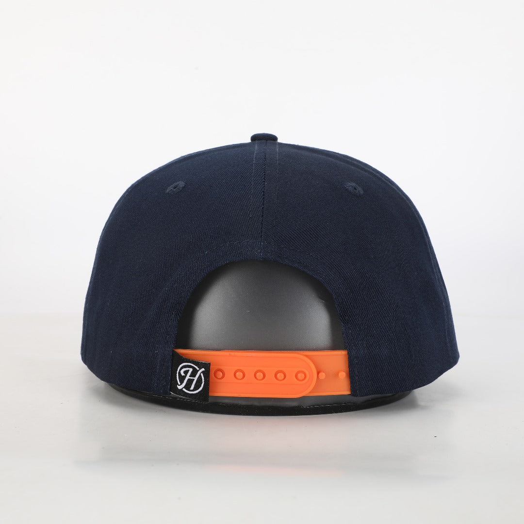 Auburn Eagle Cotton Rope Hat - Navy/Orange