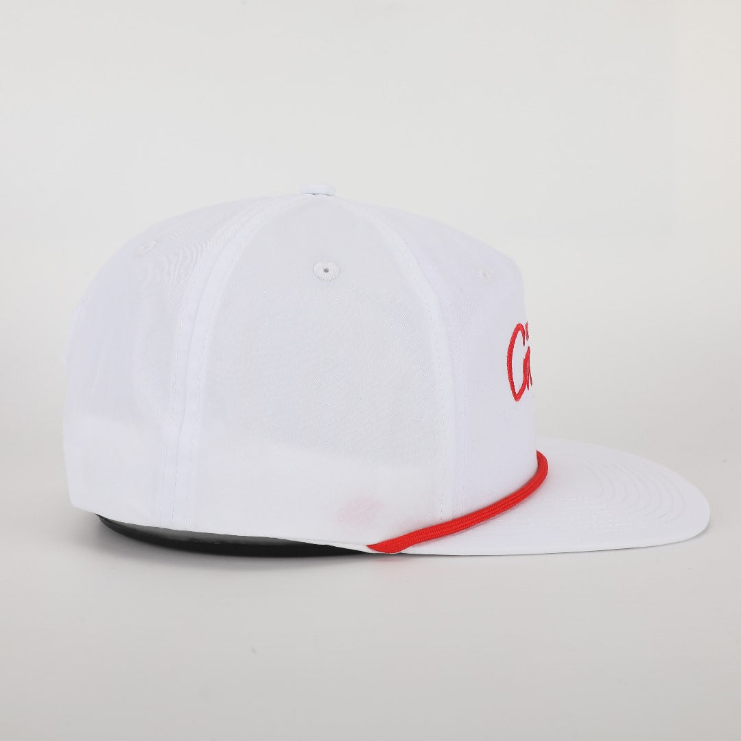 University of Houston Cougars Nylon Rope Hat - White