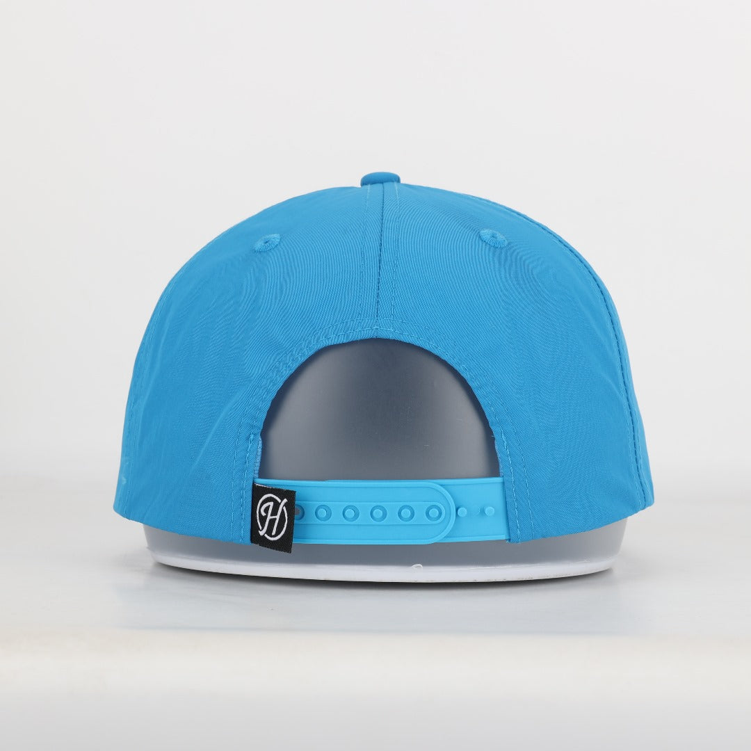 Touch Down Squirrel Nylon Rope Hat - Powder Blue