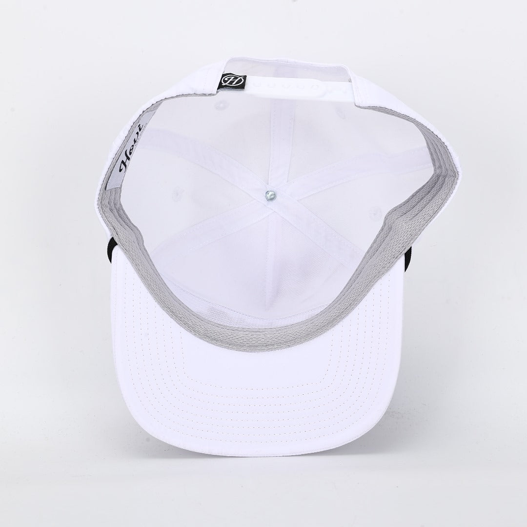 Vanderbilt Script Poly Rope Hat- White