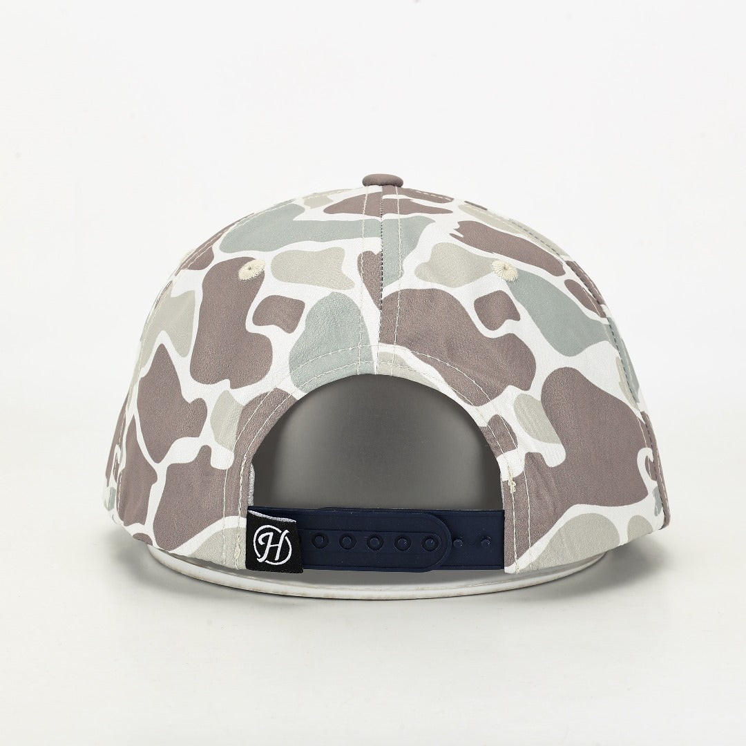 Ole Miss Helmet Poly Rope Hat - Camo