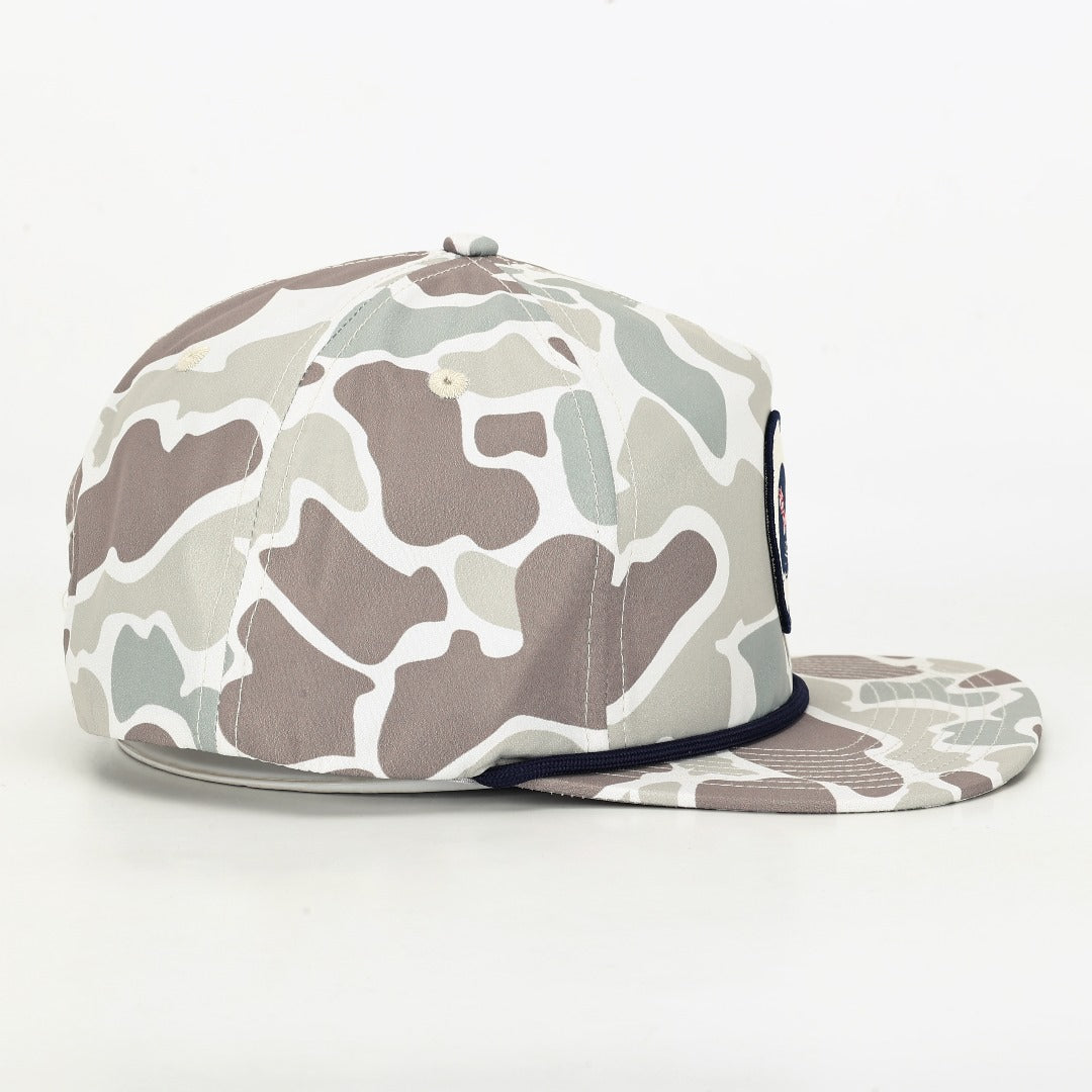 Ole Miss Helmet Poly Rope Hat - Camo