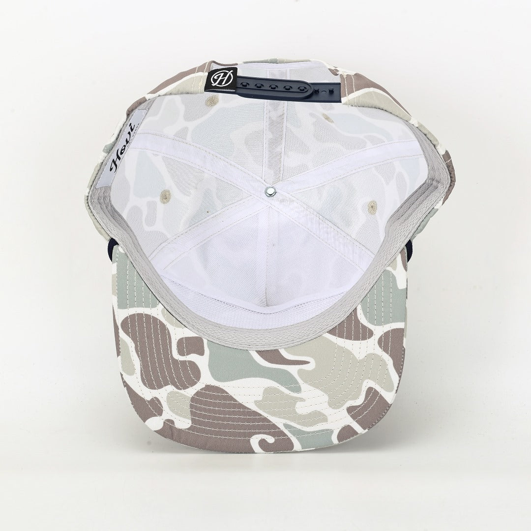 Ole Miss Helmet Poly Rope Hat - Camo
