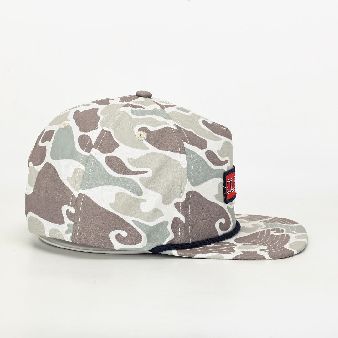 Ole Miss Helmet Poly Rope Hat - Camo