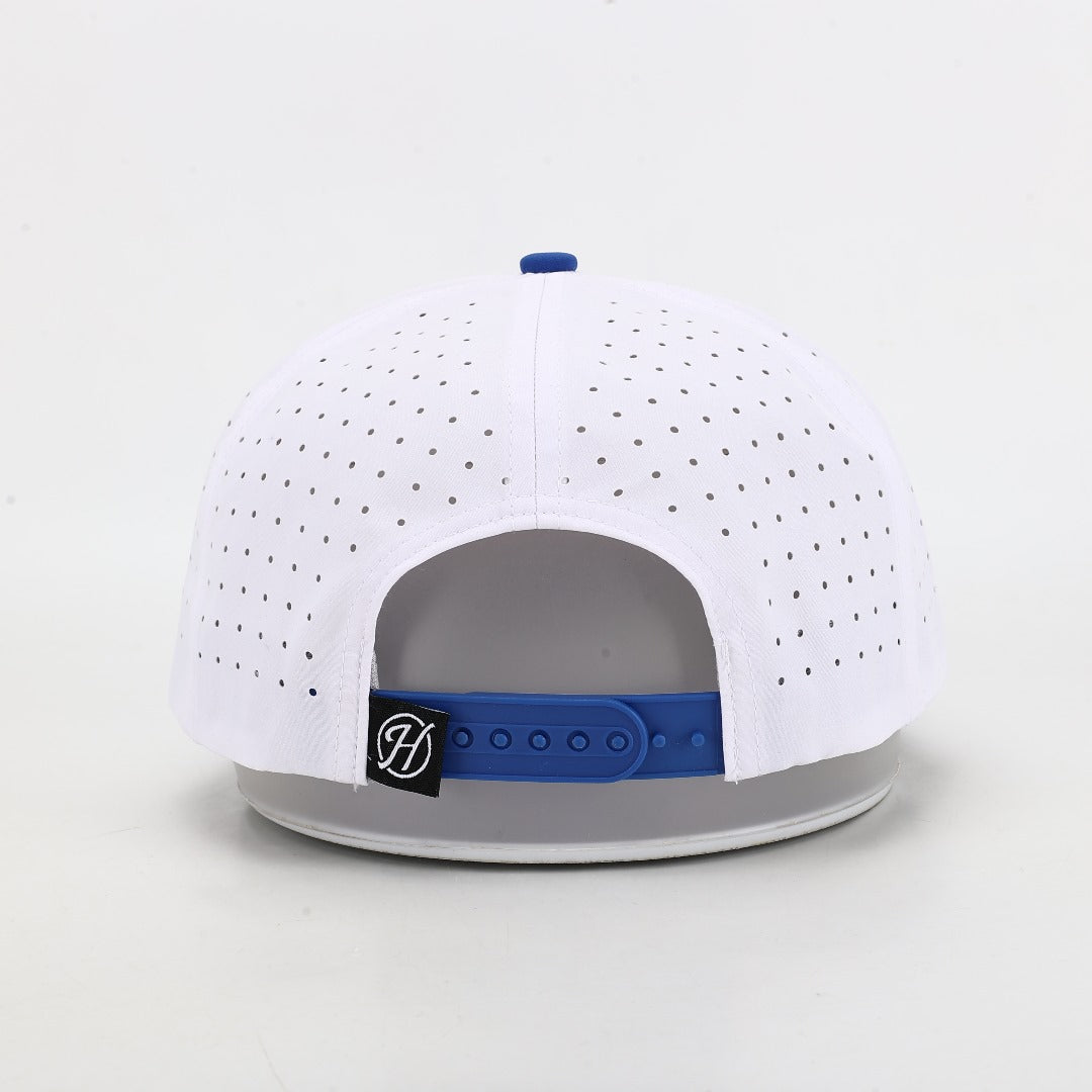 The Eli Performance Rope Hat - White/Blue