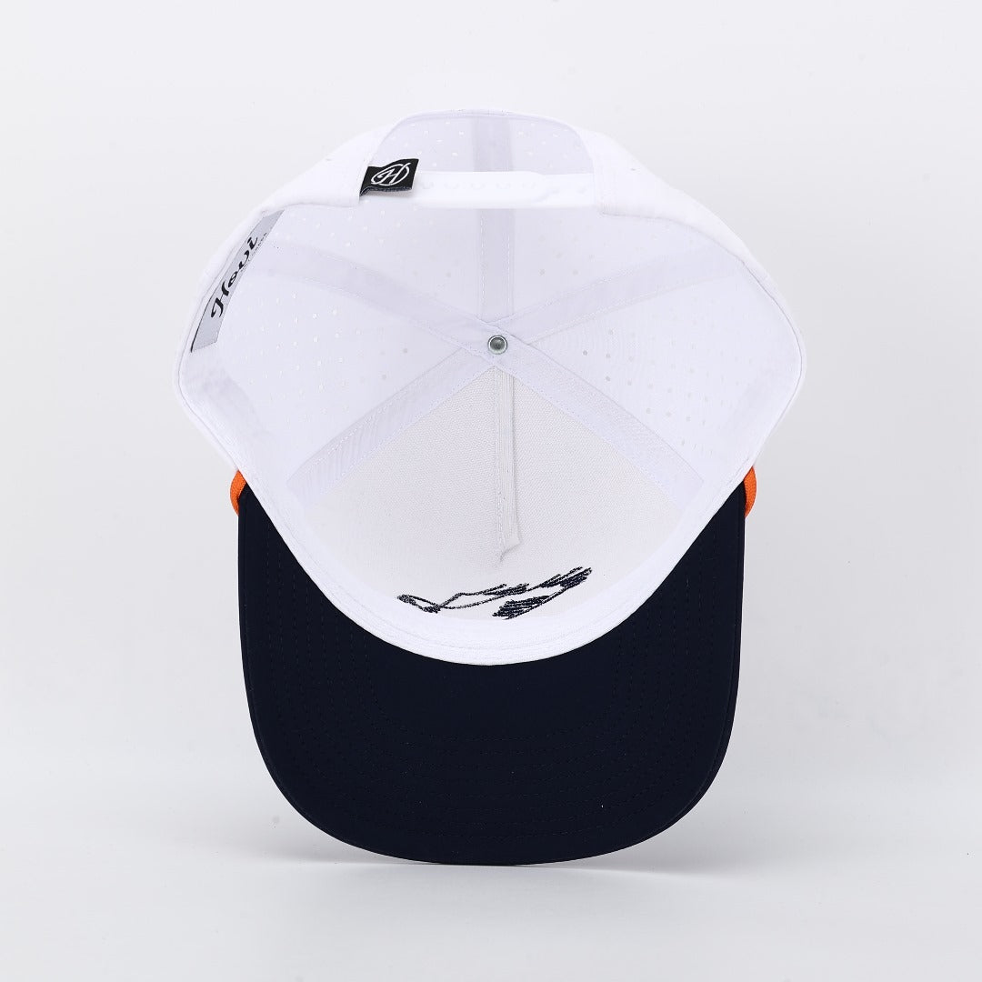 Auburn Eagle Performance Rope Hat - White/ Navy