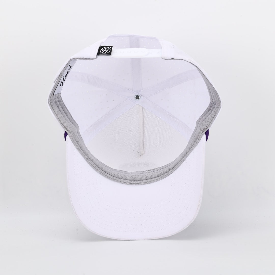 LSU Helmet Performance Rope Hat - White