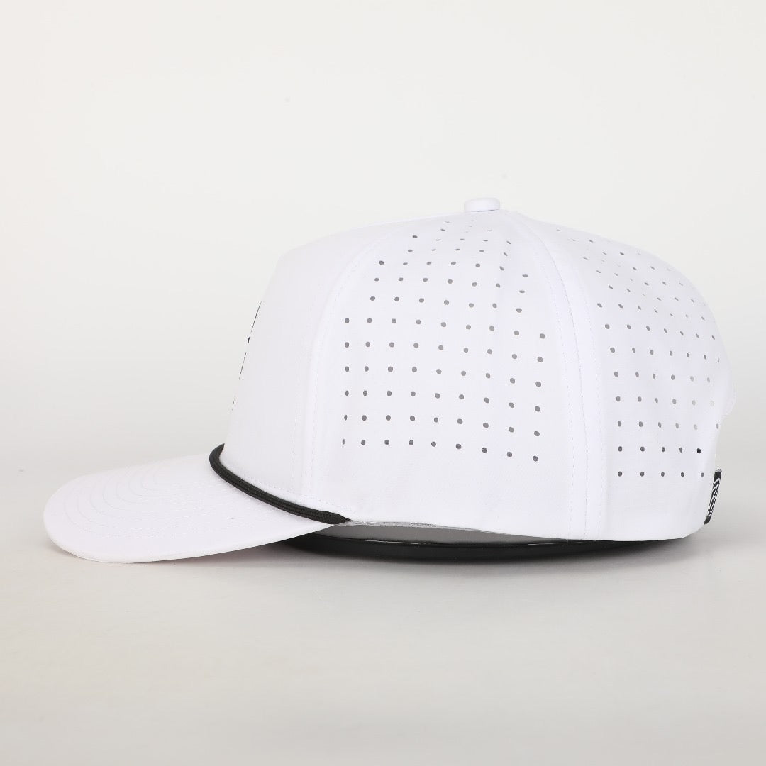 Appalachian State Yosef Rope Hat- White Performance
