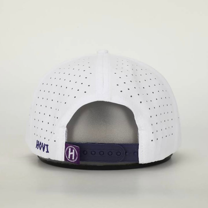 LSU Tiger Performance Rope Hat - White