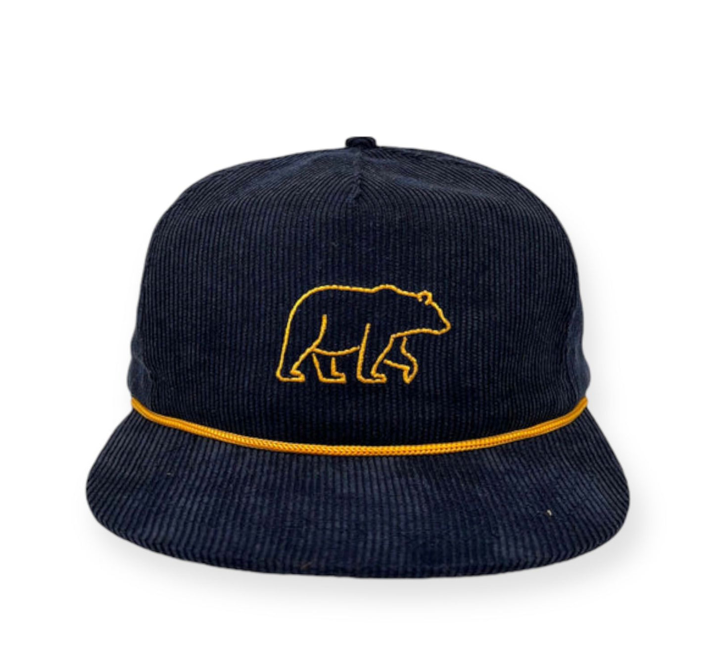 Bear Corduroy Rope Hat