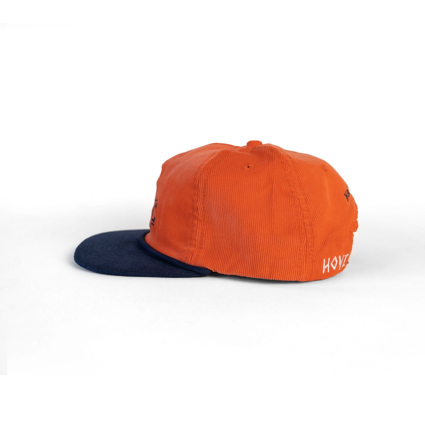 Auburn Eagle Corduroy Rope Hat - Orange/Blue