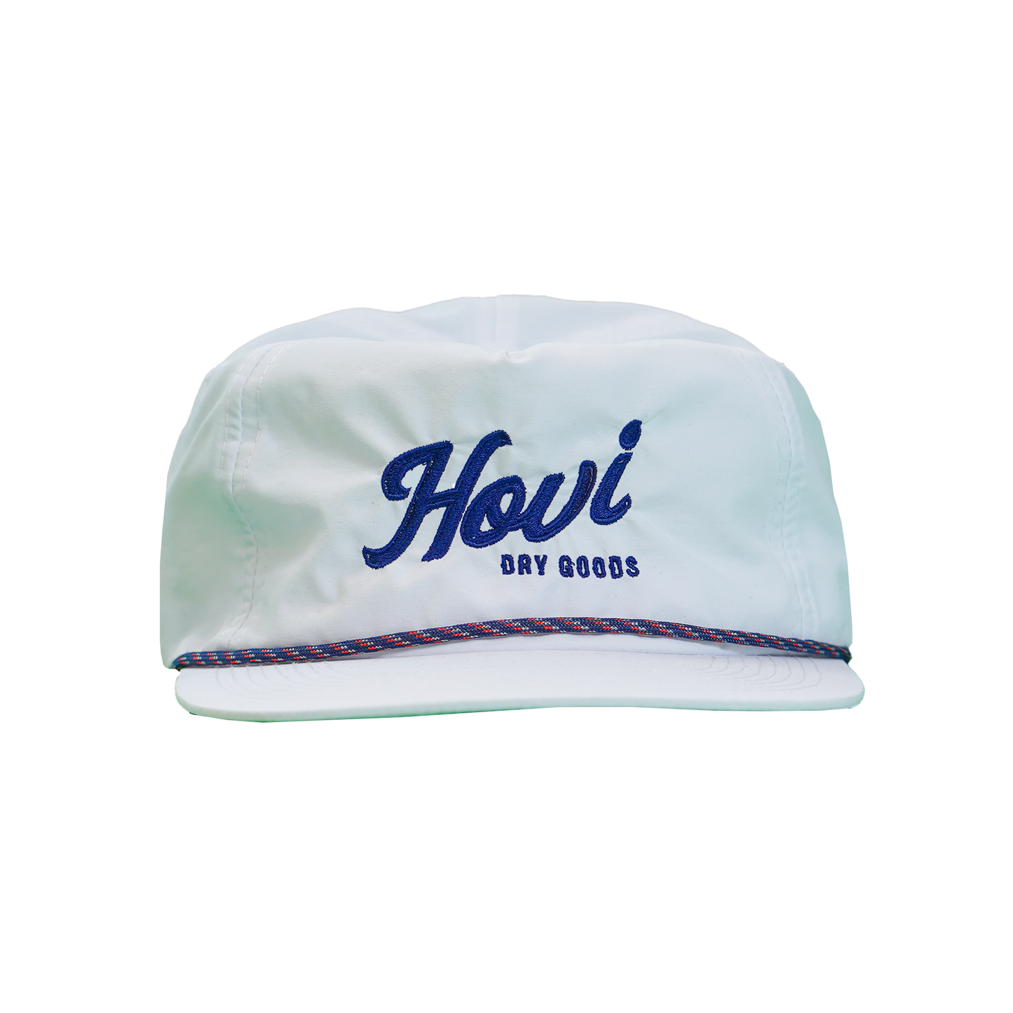 Hovi White Nylon Rope Hat