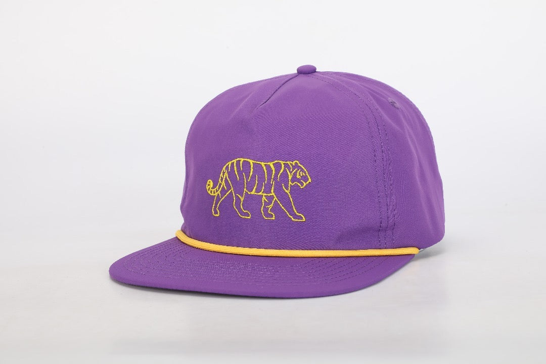 Purple Tiger Rope Hat