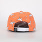 Kids Orange Coonhound Rope Hat