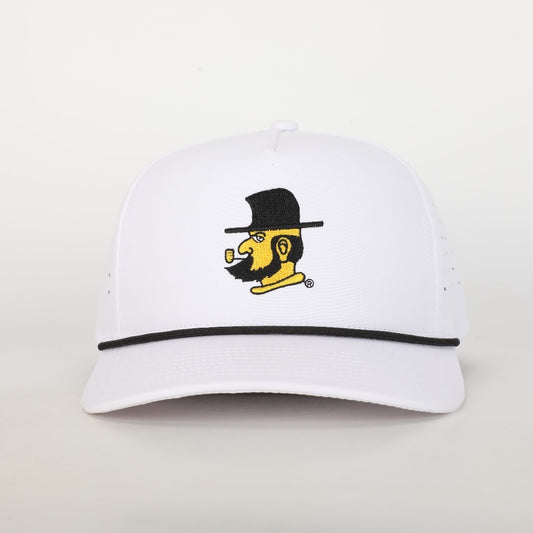Appalachian State Yosef Rope Hat- White- Preorder