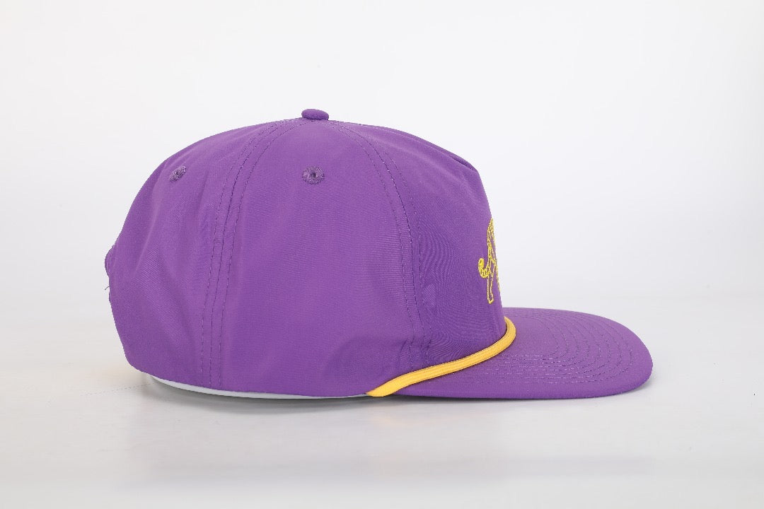 Purple Tiger Rope Hat