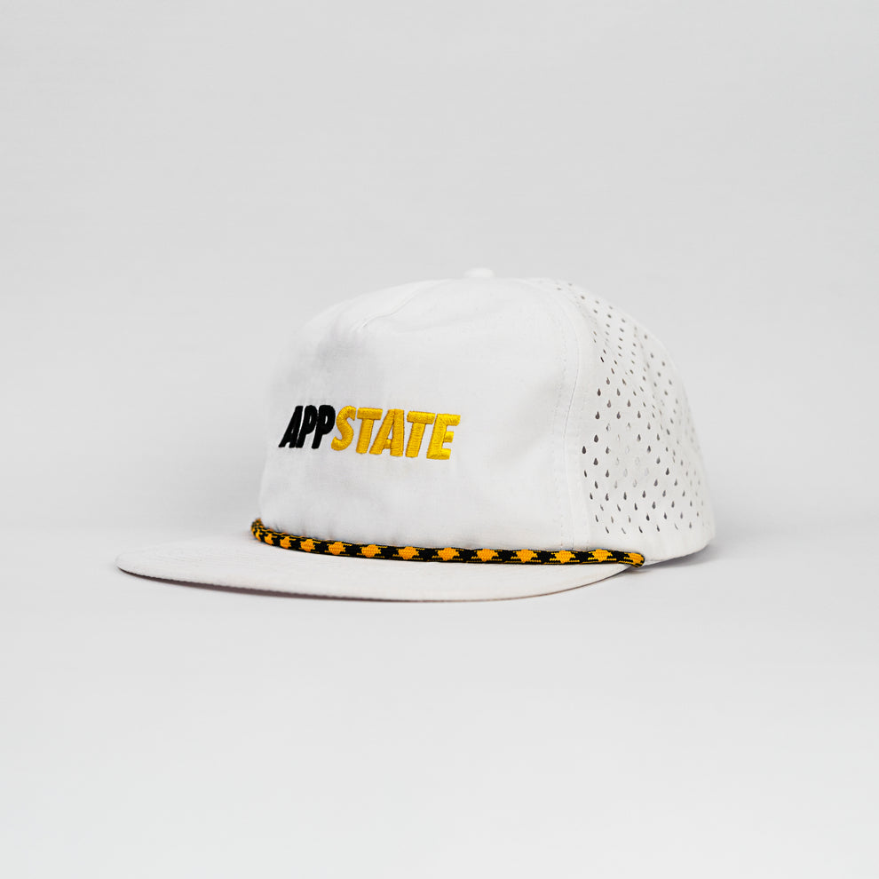 APP STATE Rope Hat- Super Soft White Performance Unstructured – Hovi ...