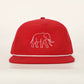 Alabama Cotton Rope Hat- Crimson